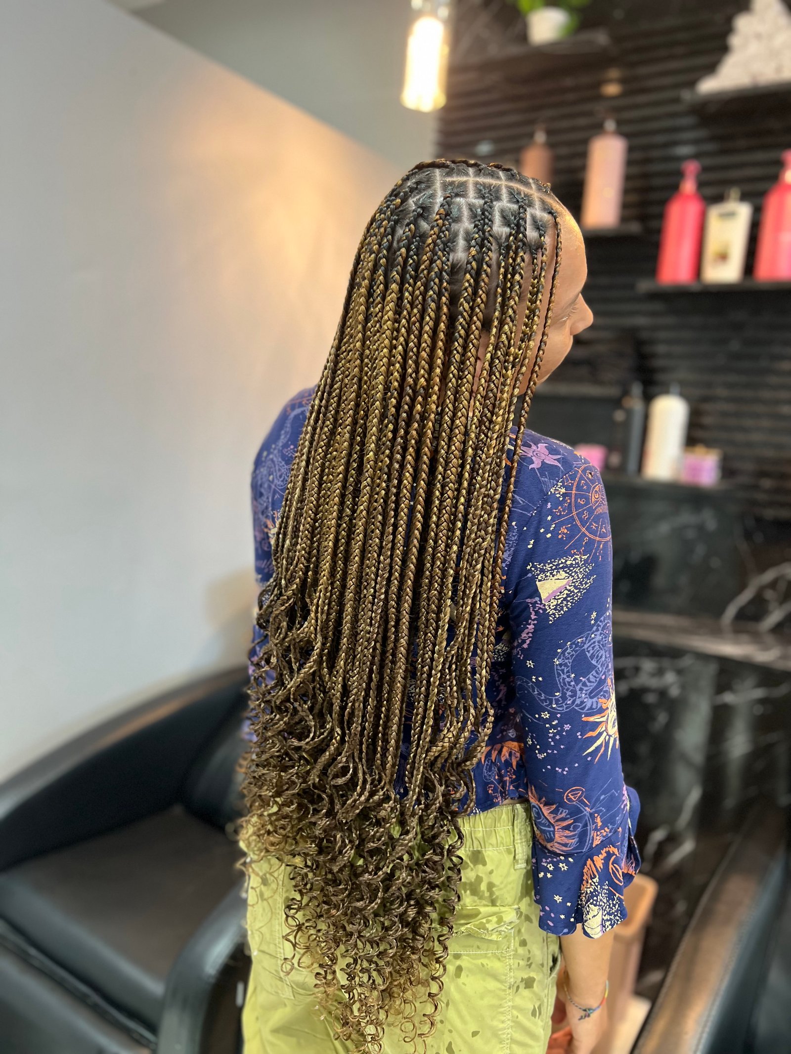 Knotless braids